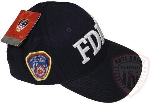 FDNY Baseball Cap Hat Officially Licensed by The New York City Fire Department