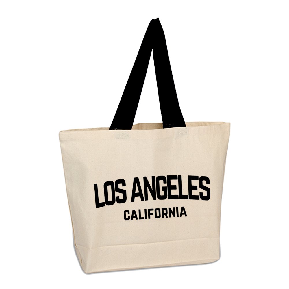 Jumbo Size Vintage Style Retro City Cotton Canvas Tote Bags (Hawaii)