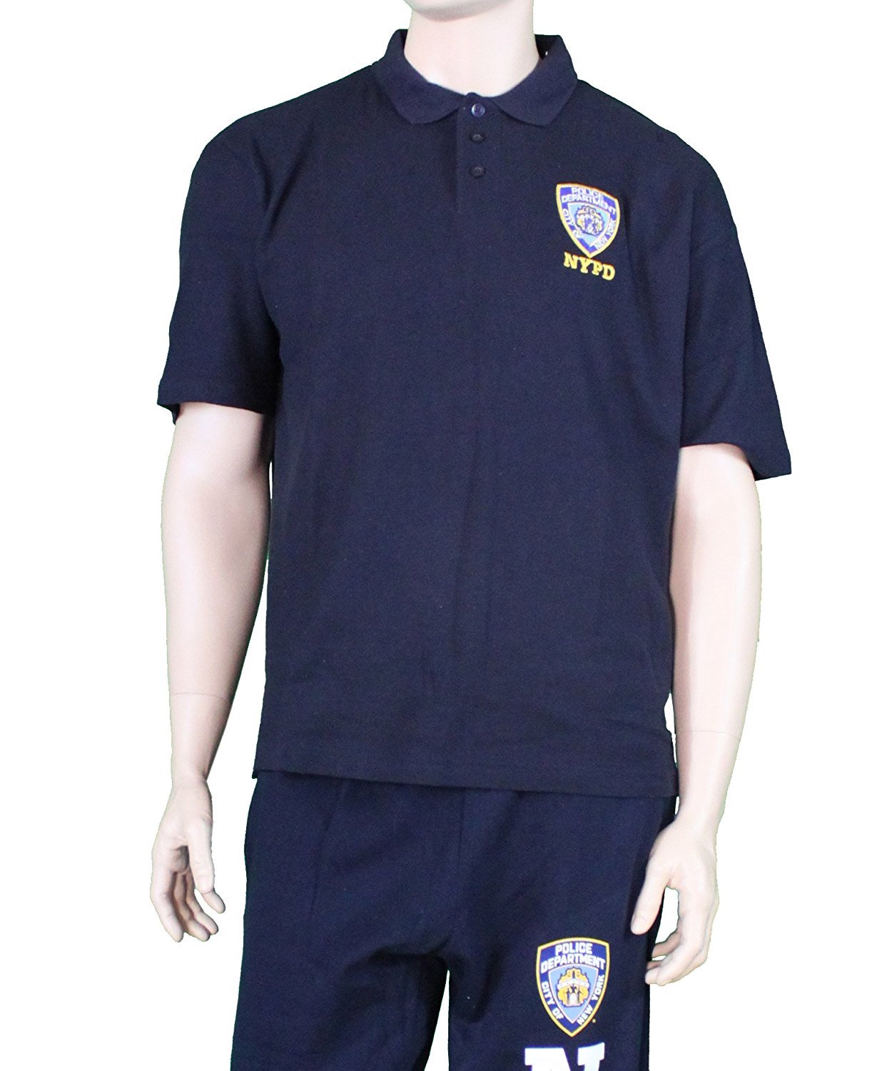 NYPD Official Embroidered Logo Polo Shirt Navy Xl