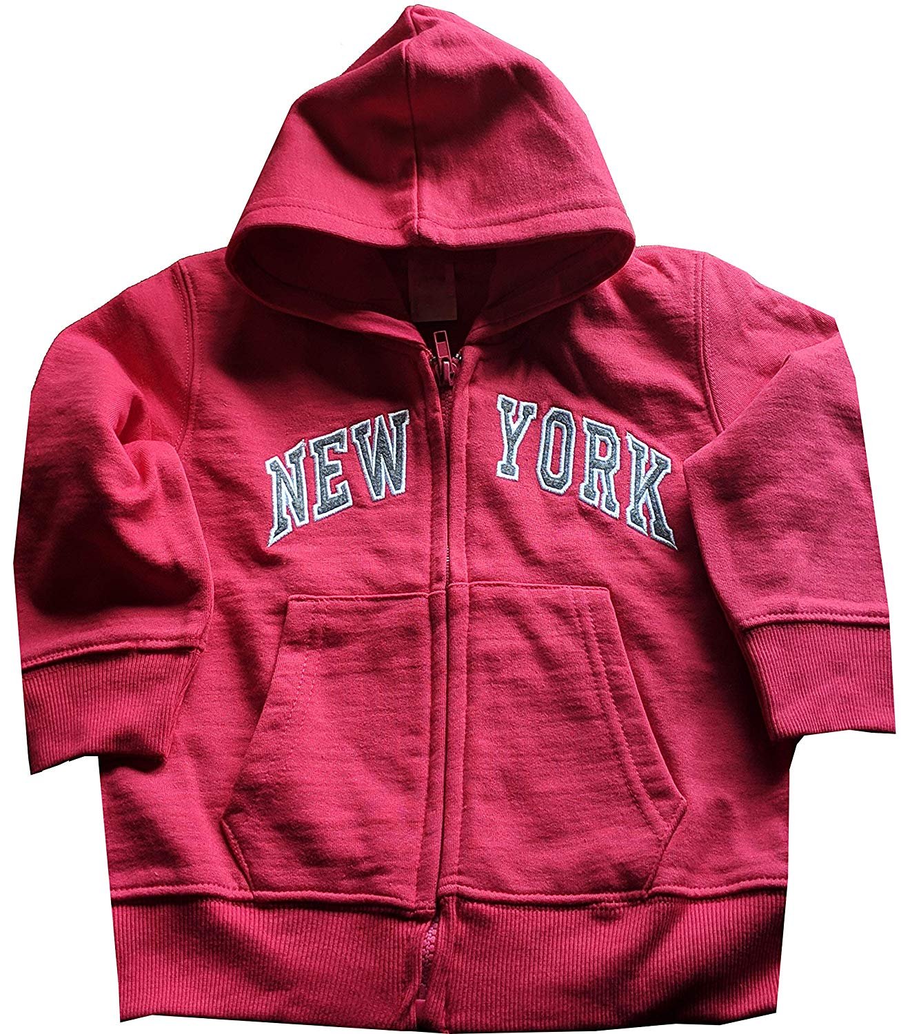 New York City Infant Baby Zippered Hoodie Sweatshirt Purple 12 Months