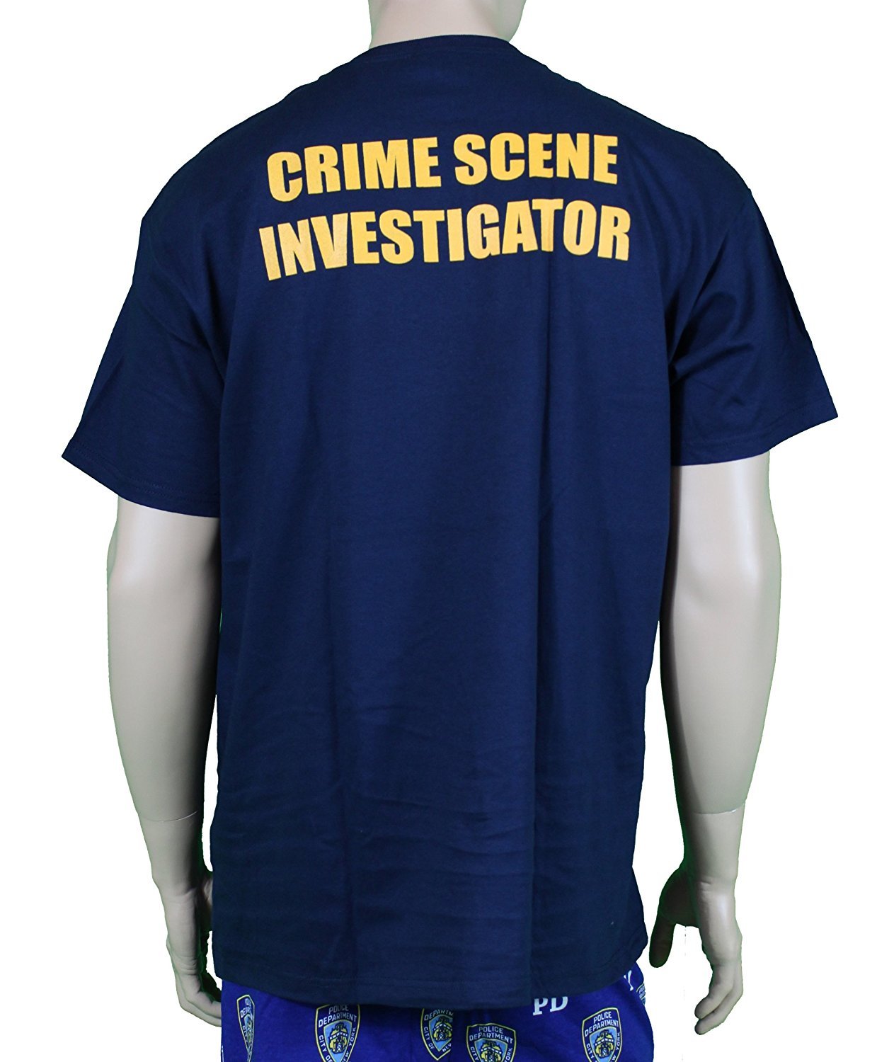 CSI New York Crime Scene Tee Investigation T-Shirt Navy Medium