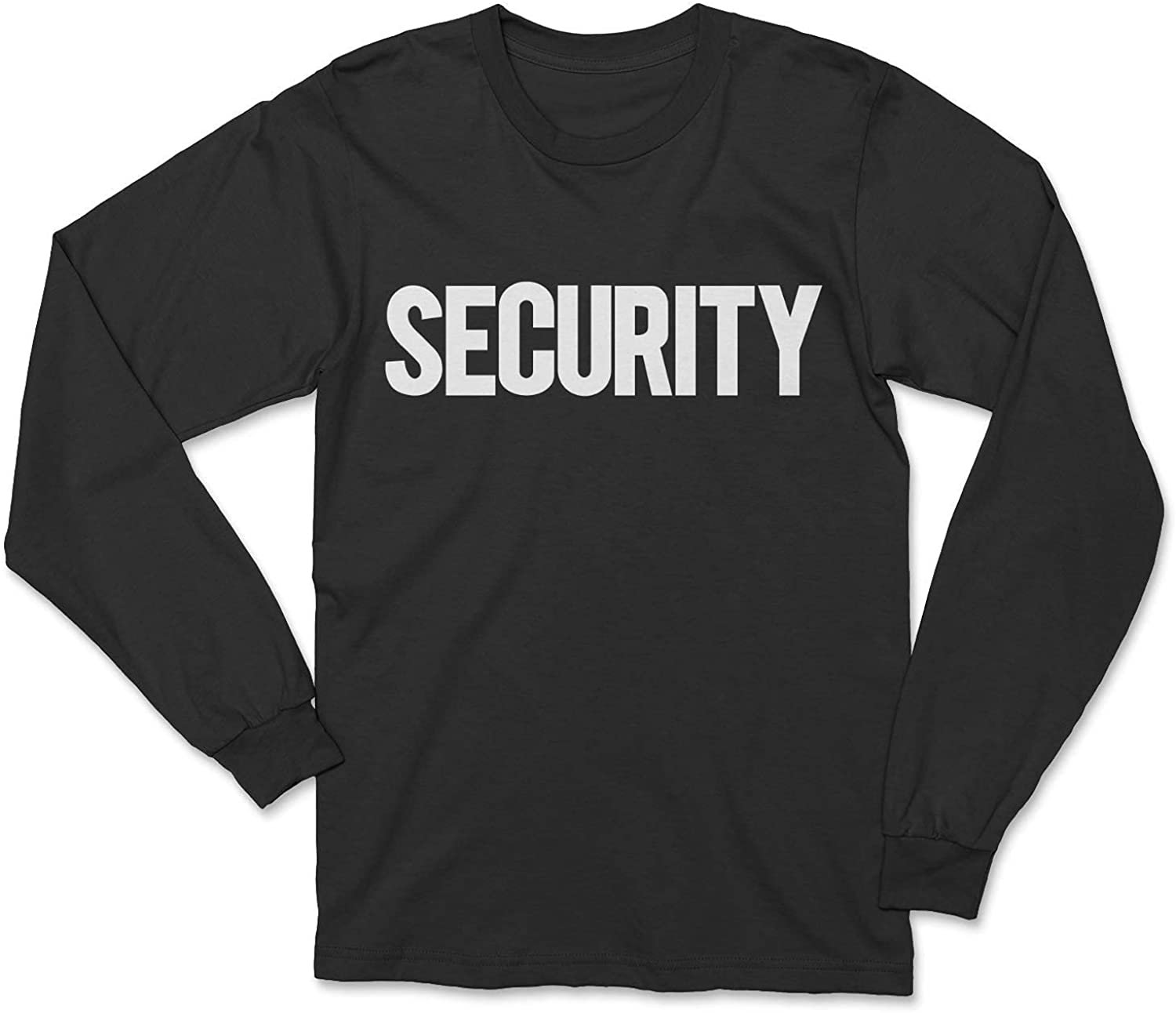 Men's Long Sleeve Security T-Shirt Bright & Bold Screen Printed