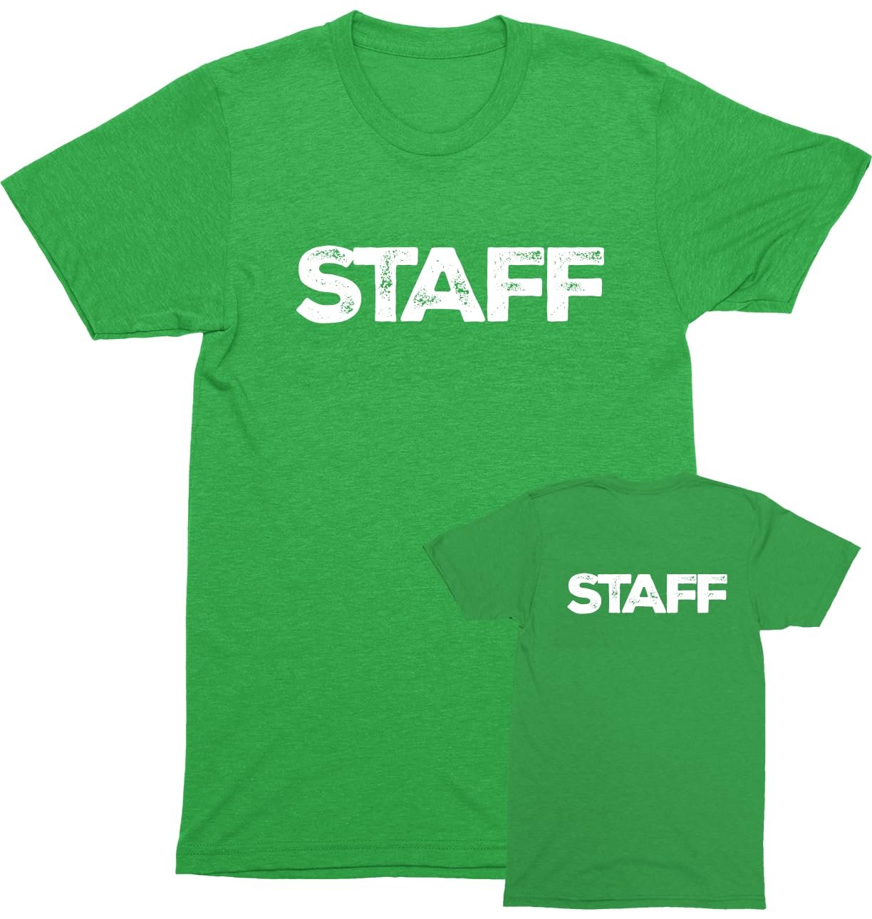 Camisetas Staff - Unisex para hombre - Diseño rústico - Camisetas de algodón suave (NR-A, delanteras y... - Imagen 10 de 17
