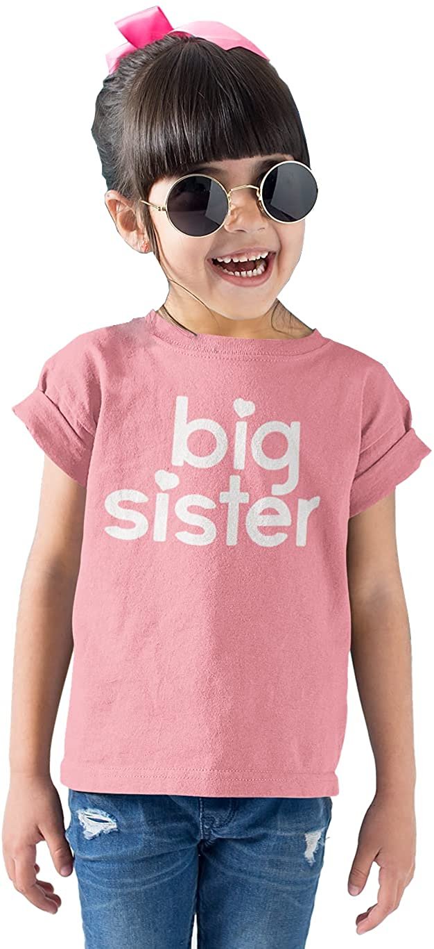 Big Sister Little Brother T-Shirt Kids & Toddler Newborn Baby Bodysuits