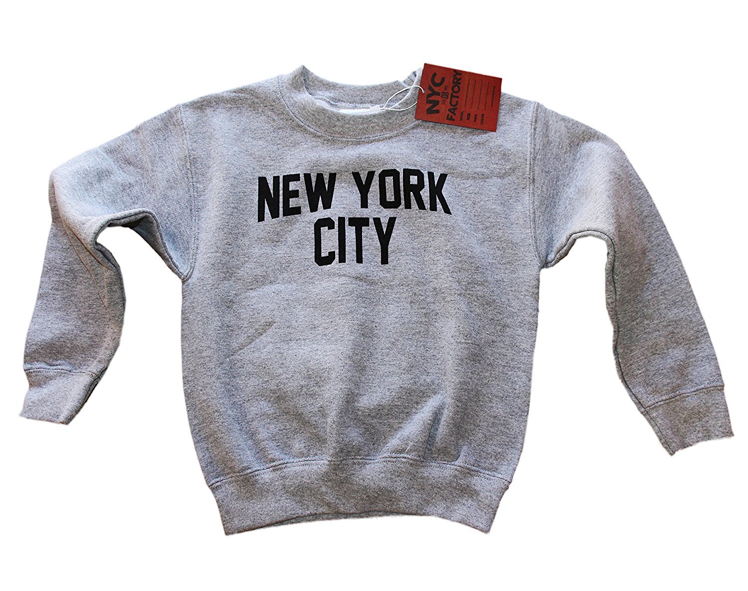 New York City Youth Shirt Screenprinted Gray Boys Lennon Sweatshirt