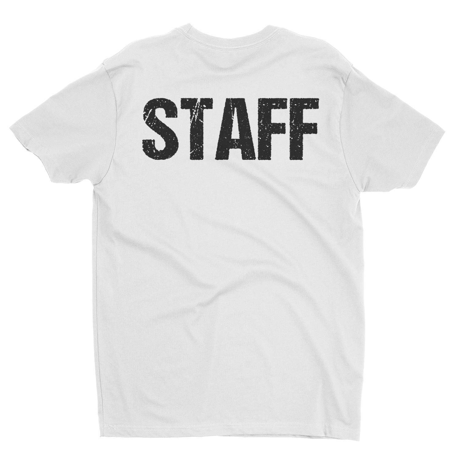 staff on back of shirt