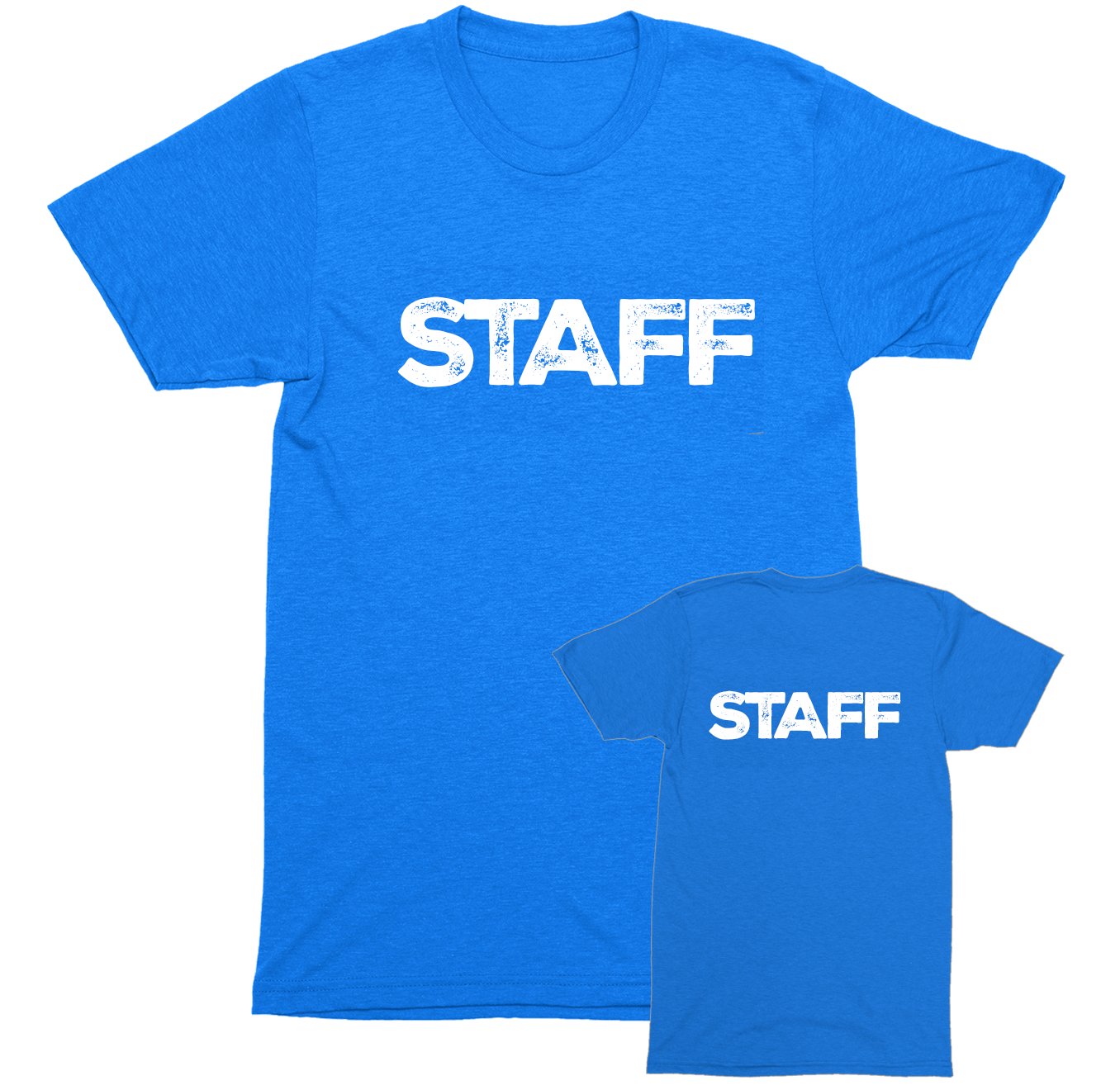 Camisetas Staff - Unisex para hombre - Diseño rústico - Camisetas de algodón suave (NR-A, delanteras y... - Imagen 11 de 17