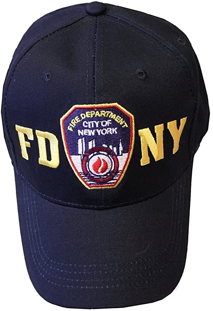 FDNY Men's Baseball Hat Officially Licensed Caps Fire Dept New York City