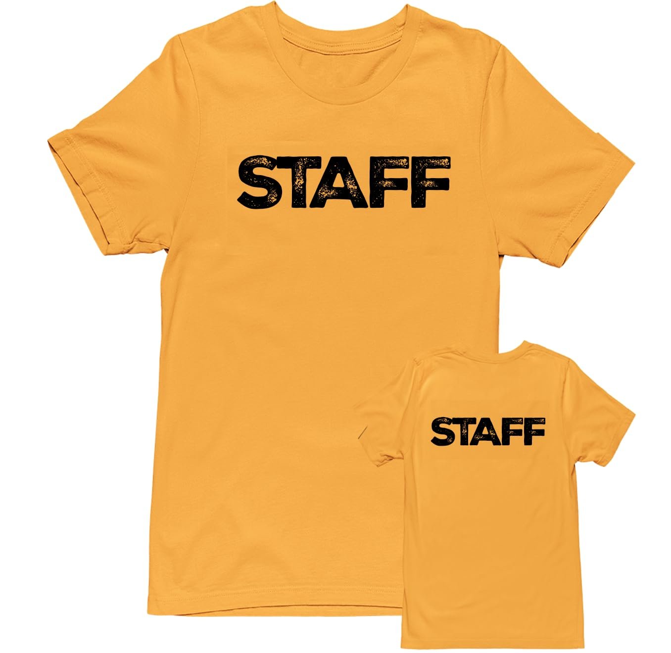 Camisetas Staff - Unisex para hombre - Diseño rústico - Camisetas de algodón suave (NR-A, delanteras y... - Imagen 9 de 17