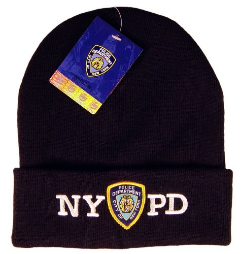 NYPD Navy Winter Hat Beanie Skull Cap Officially Licensed by The New York...