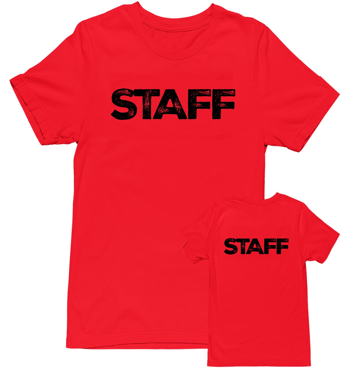 Camisetas Staff - Unisex para hombre - Diseño rústico - Camisetas de algodón suave (NR-A, delanteras y... - Imagen 15 de 17