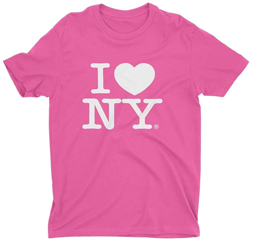 I Love NY Men's Unisex Tee Officially Licensed T-Shirt (Black, Medium)