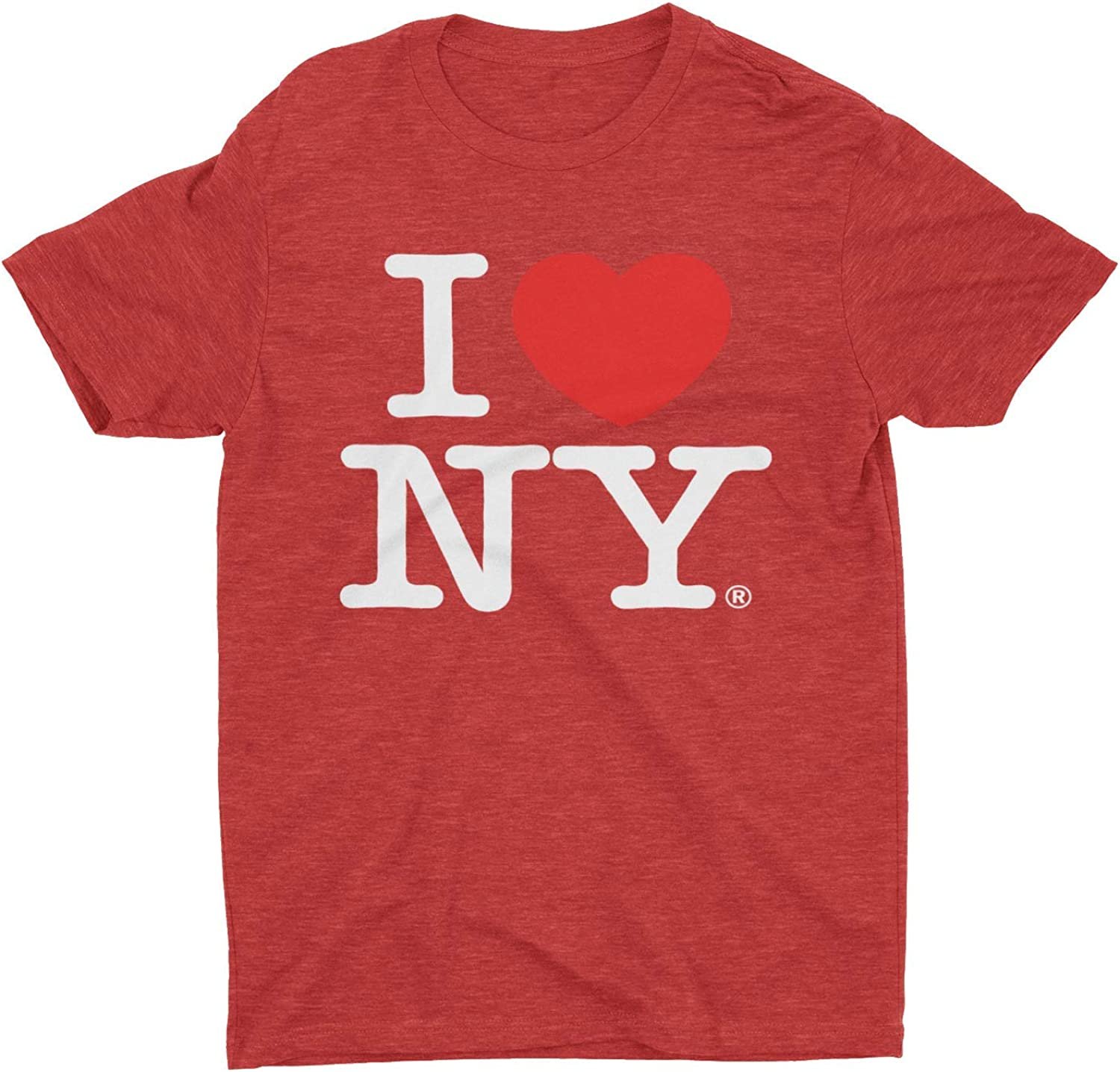 Men's I Love NY Officially Licensed Adult Unisex Tees (White)