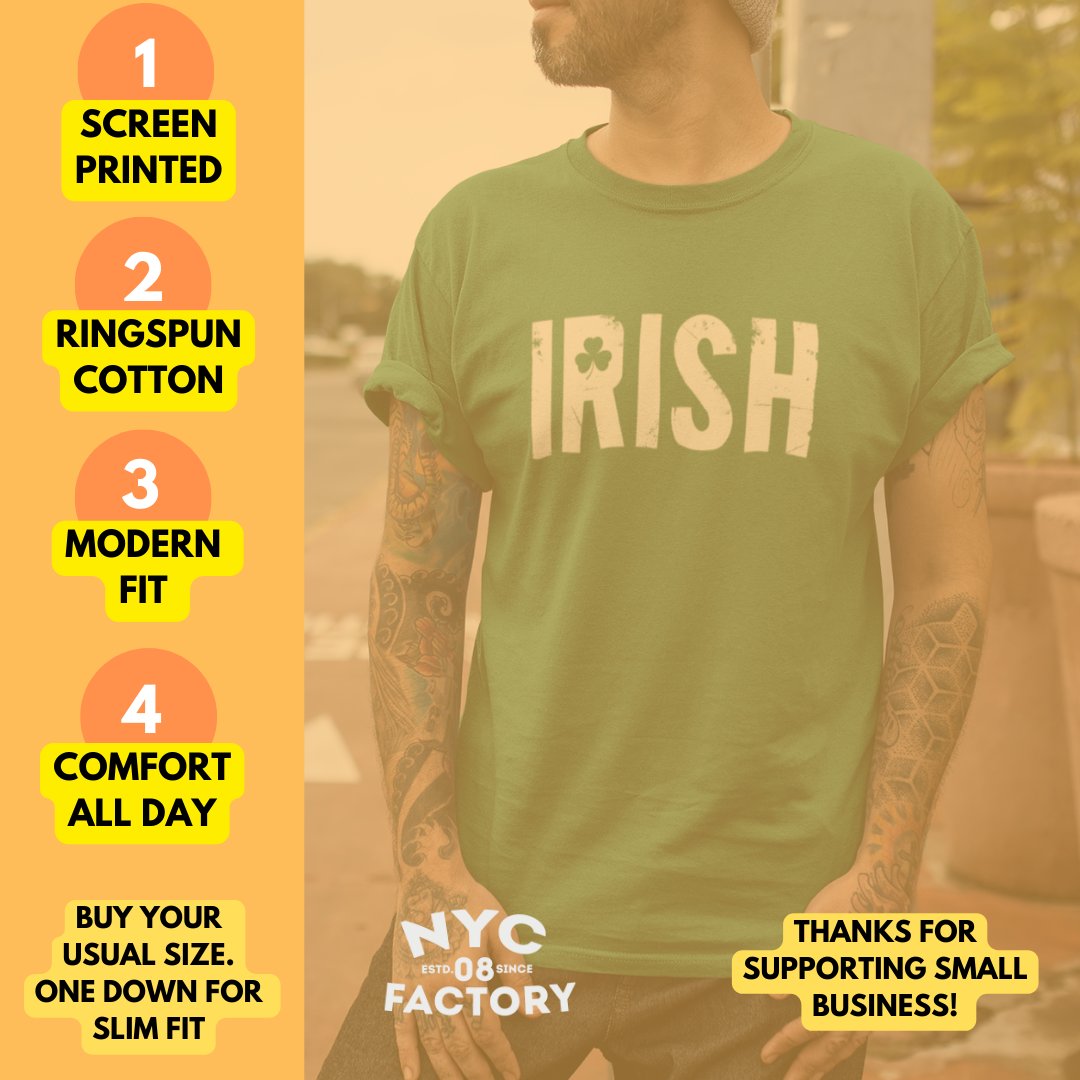 Premium Shamrock T-Shirt Vintage Style St Patricks Day Tees