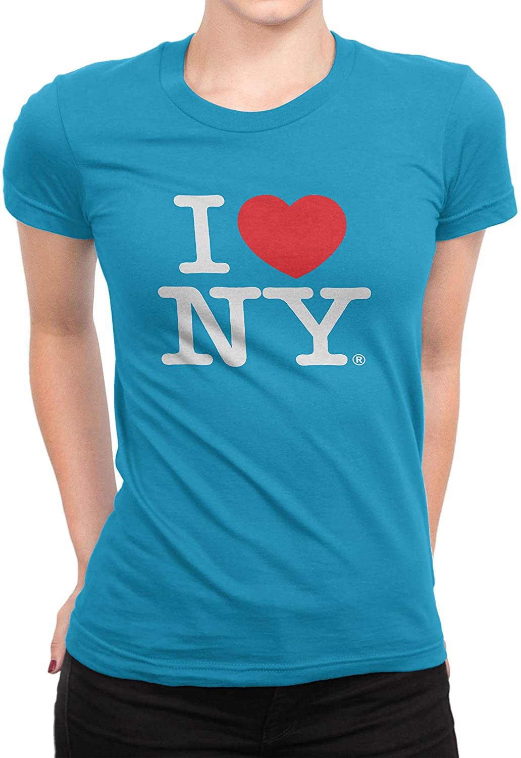 I Love NY Ladies T-Shirt Crewneck Tee Officially Licensed | eBay