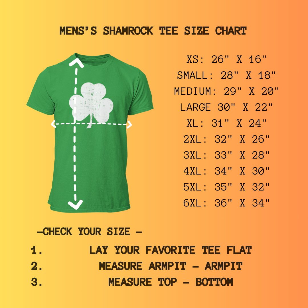 USA Screen Printed Retro Green Irish Distressed Shamrock T-Shirt St Patricks...