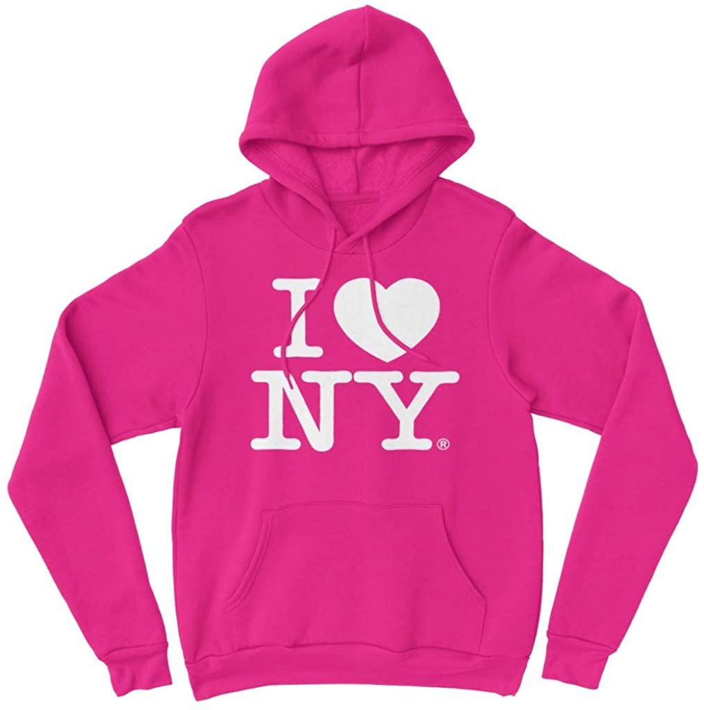 I Love NY Adult Unisex Hoodie Officially Licensed Sweatshirt - Picture 10 of 16
