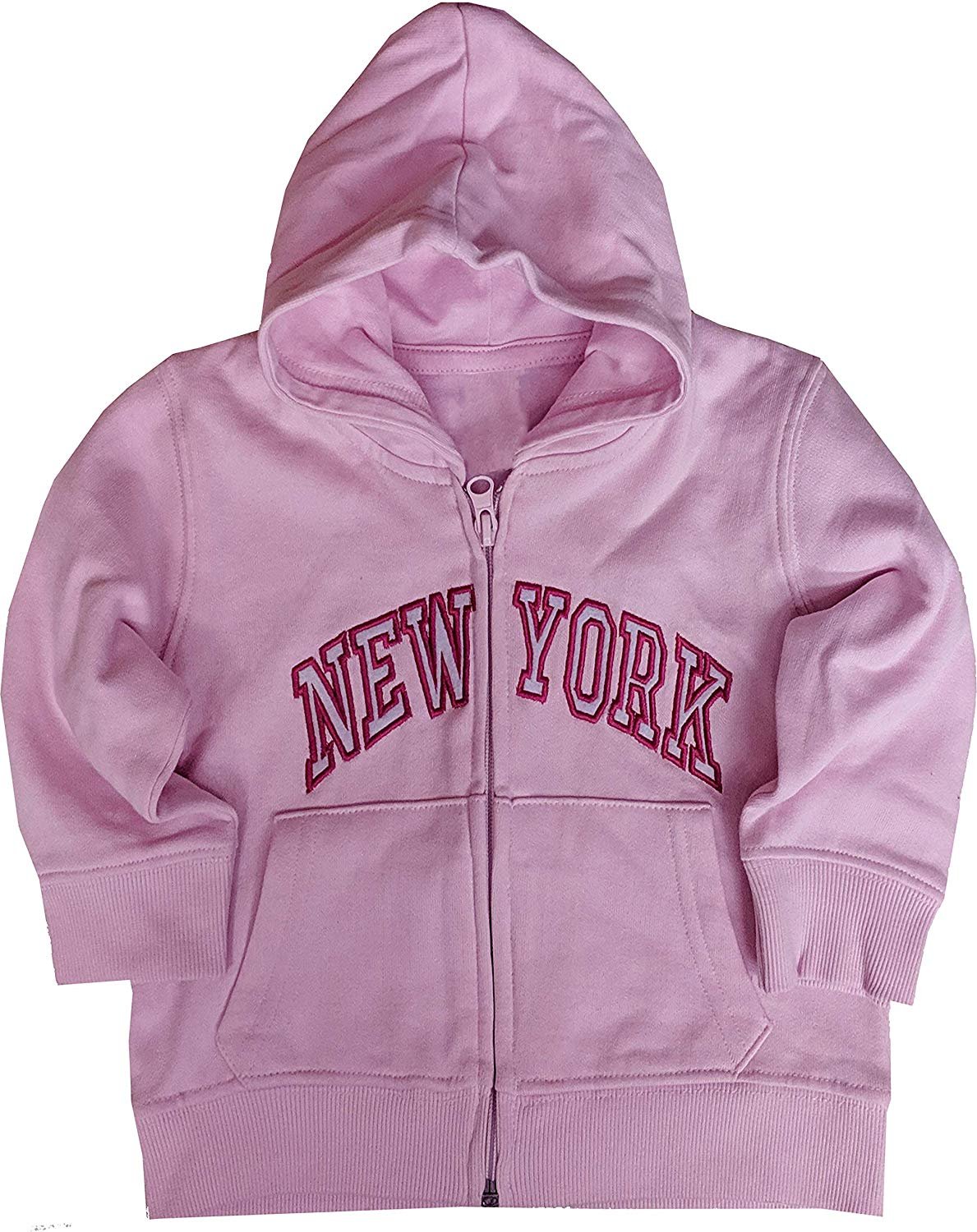 New York City Infant Baby Zippered Hoodie Sweatshirt Purple 12 Months