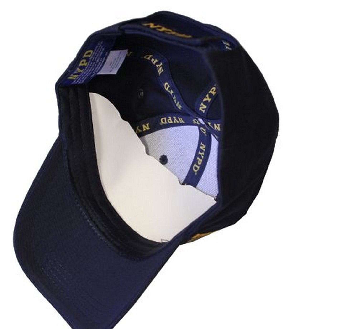NYPD Baseball Hat New York Police Department Navy & Gold One Size