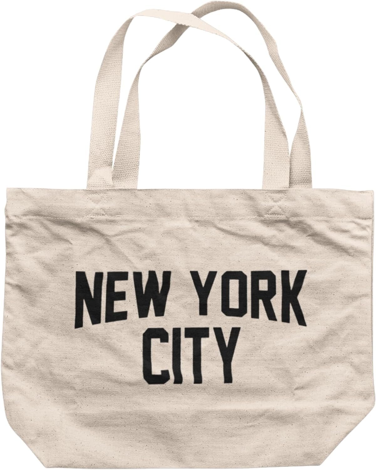 Jumbo Size Vintage Style Retro City Cotton Canvas Tote Bags (Hawaii)