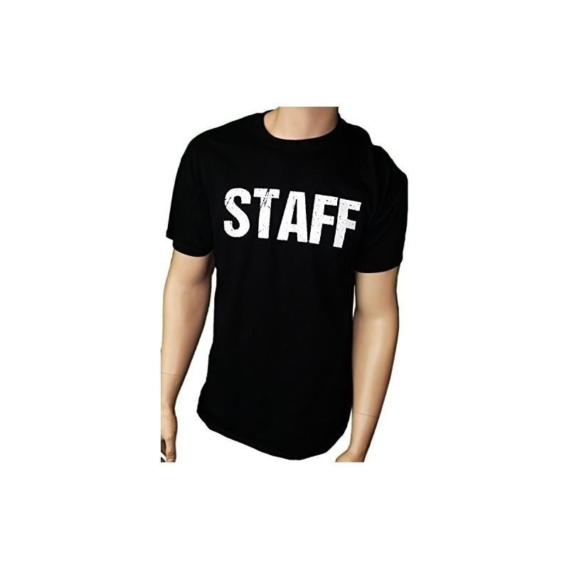 black staff t shirt