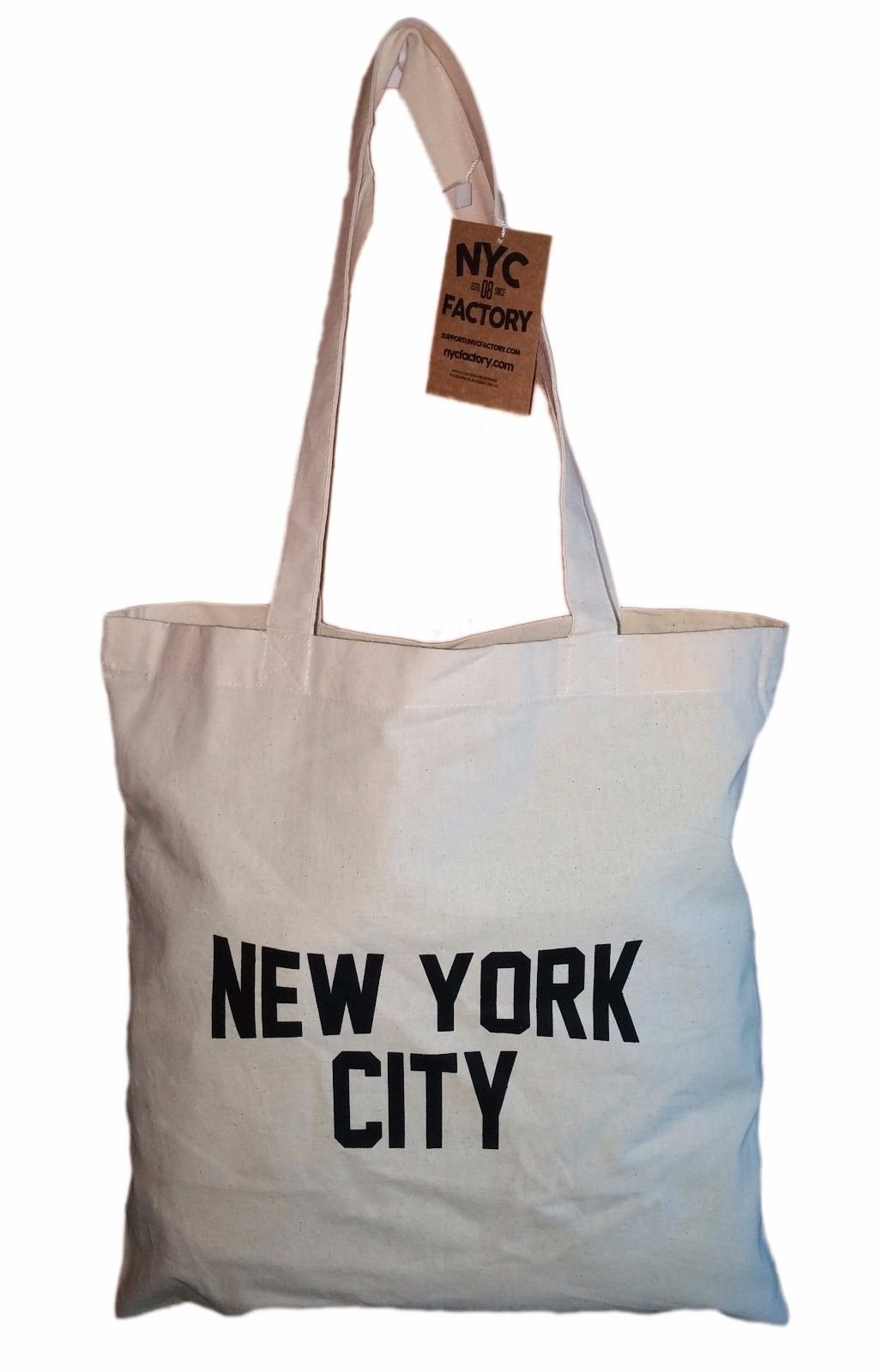 NYC Tote Bag New York City 100% Cotton Canvas Screenprinted | eBay