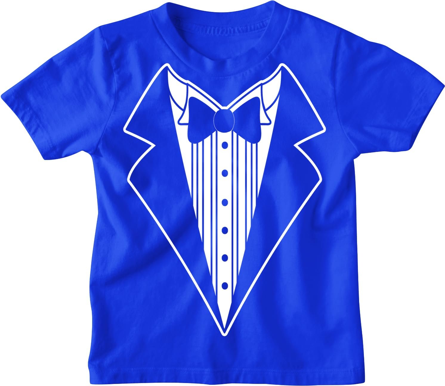 Kids Funny Tuxedo Tee T-Shirt Boys & Girls Formal Tux Tee Youth - Picture 12 of 15