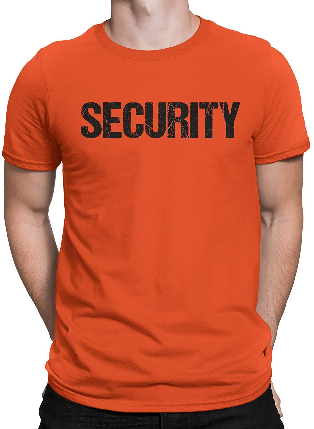 Men's Distressed Security Tee Front 
