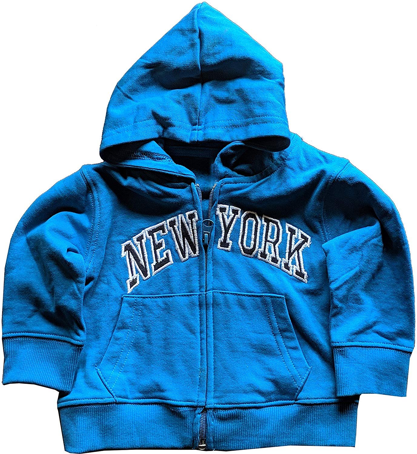 New York City Infant Baby Zippered Hoodie Sweatshirt Purple 12 Months