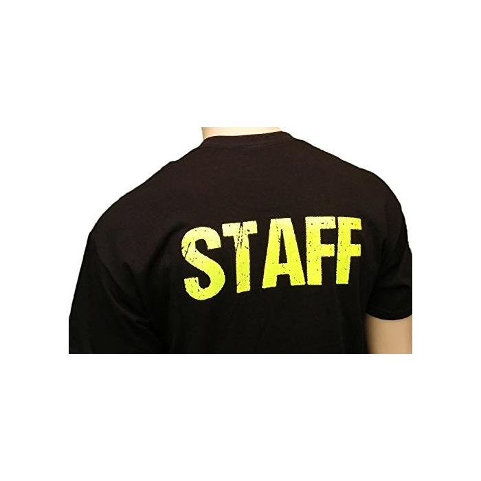 black staff t shirt