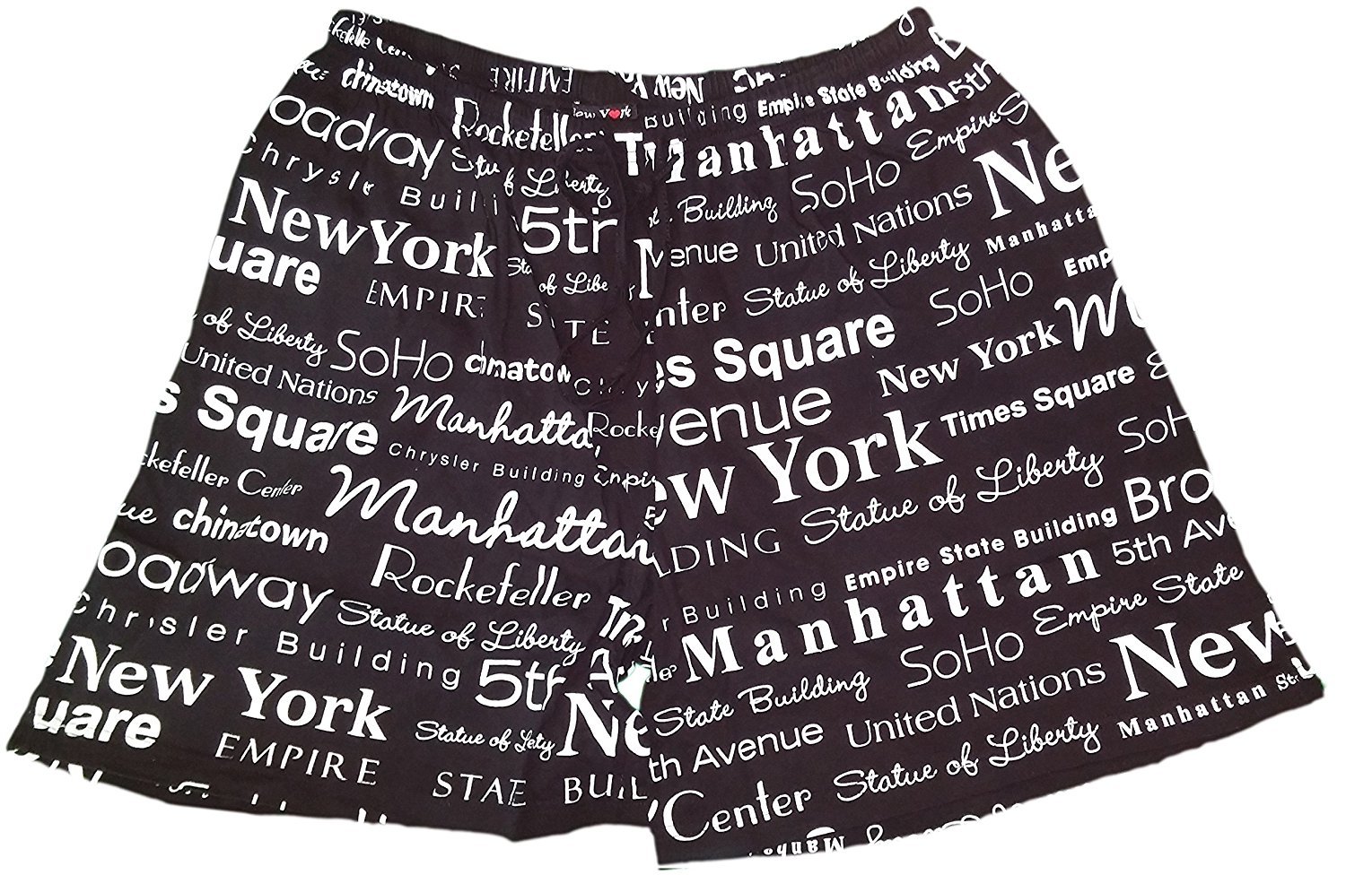 Ultimate New York City Boxer Shorts Great NYC Gift Souvenir Black Soho Broadway