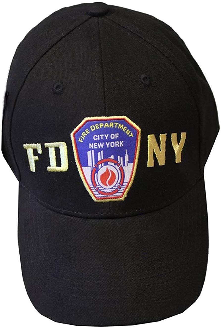 Cappello da baseball da uomo FDNY con licenza ufficiale cappellini antincendio dipartimento di New York City - Foto 3 di 8