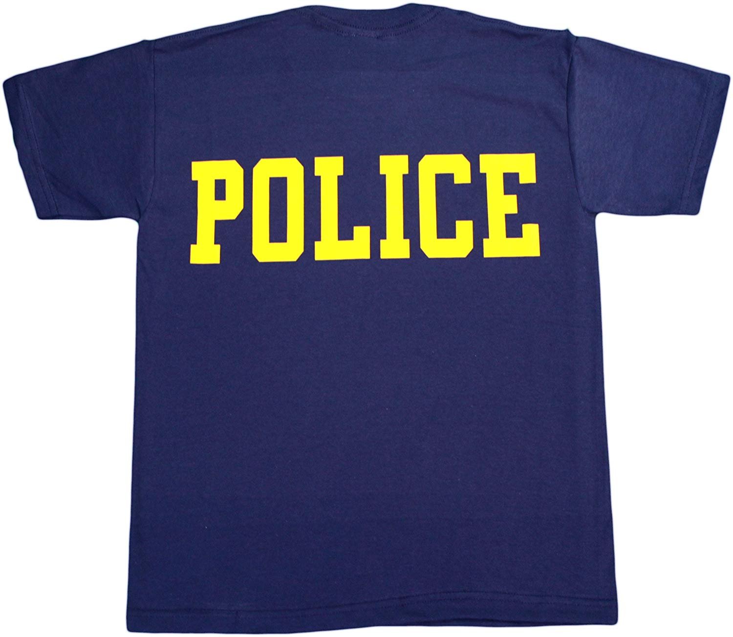 NYPD Kids Officially Licensed Tee (Police Back, Kids, Navy / Gold)