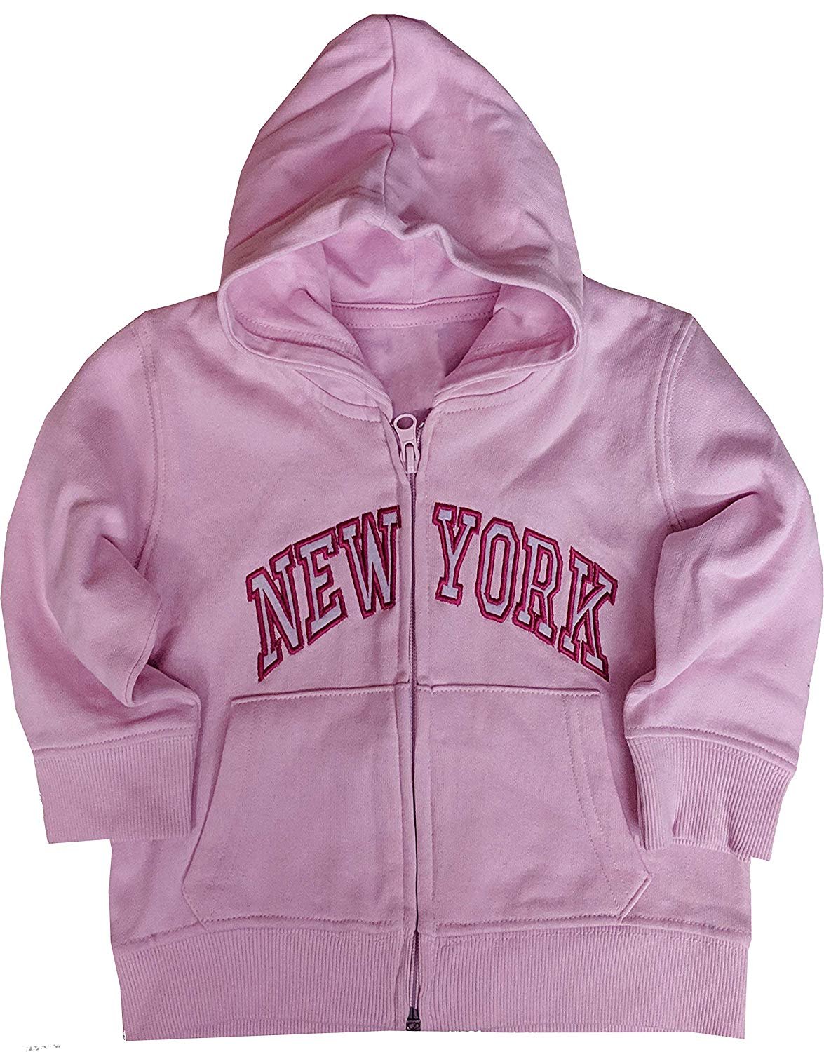 New York City Infant Baby Zippered Hoodie Sweatshirt Purple 12 Months