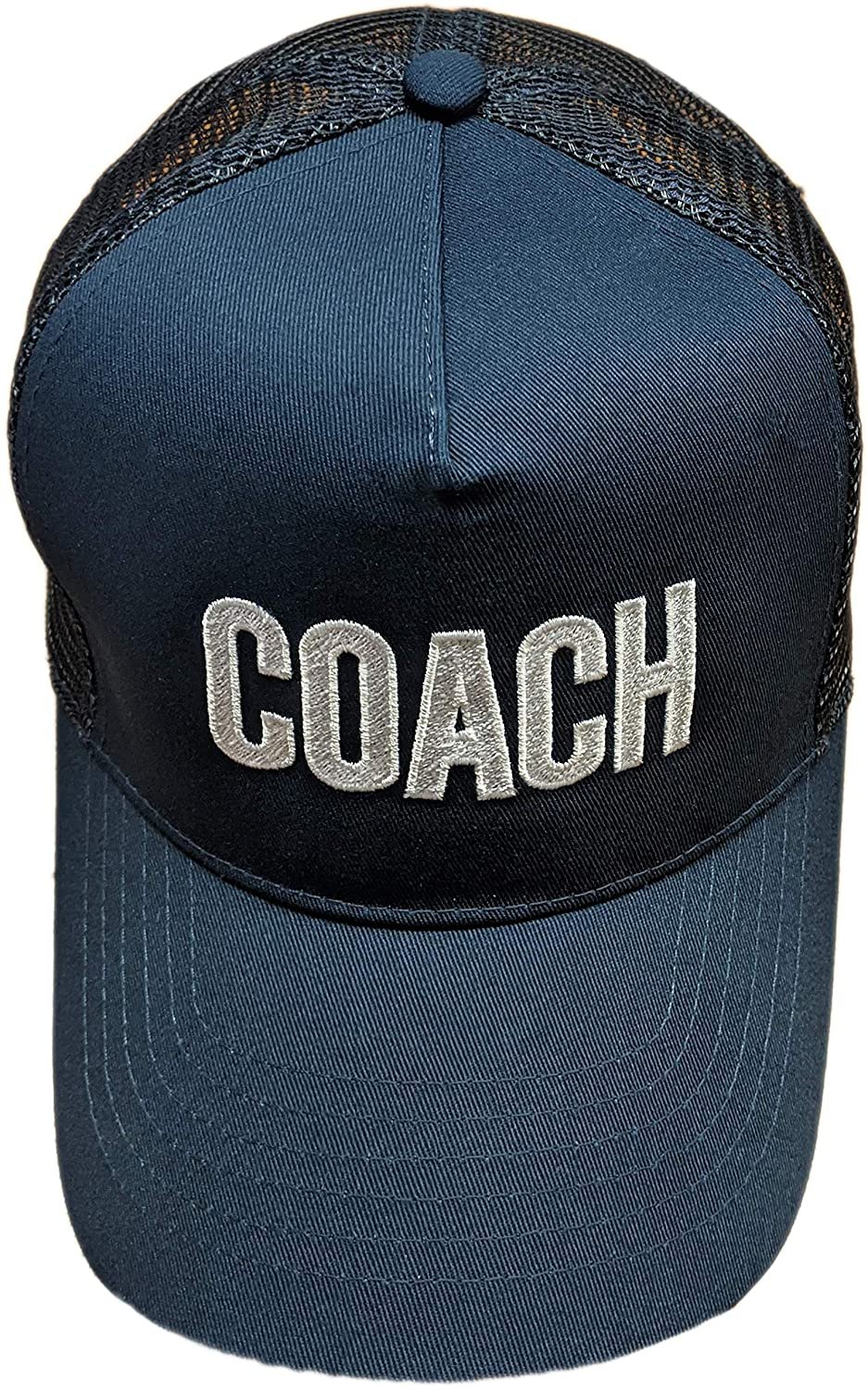 Coach Baseball Hat Embroidered USA Recycled Cotton Mesh Trucker Cap eBay