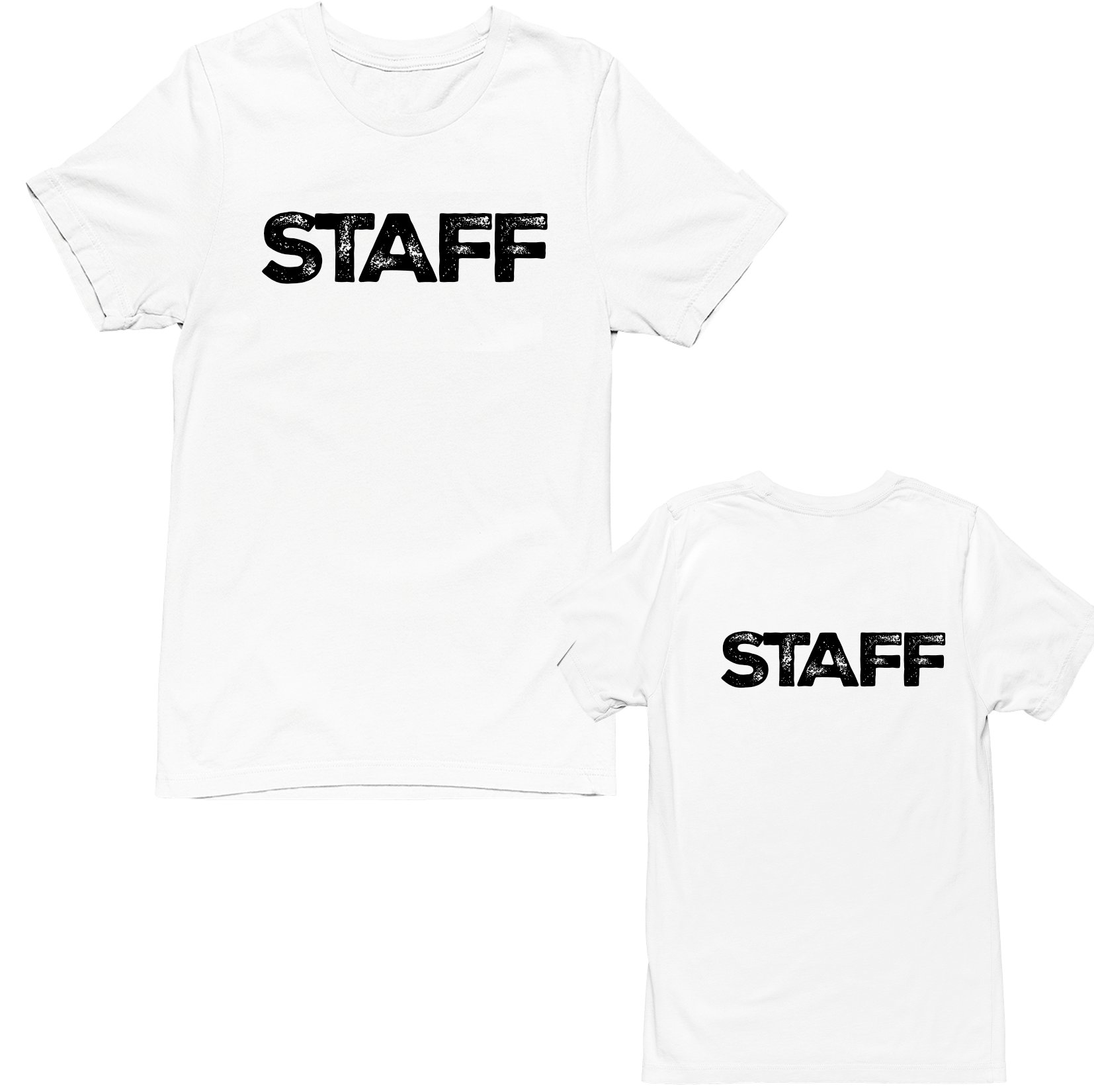 Camisetas Staff - Unisex para hombre - Diseño rústico - Camisetas de algodón suave (NR-A, delanteras y... - Imagen 17 de 17