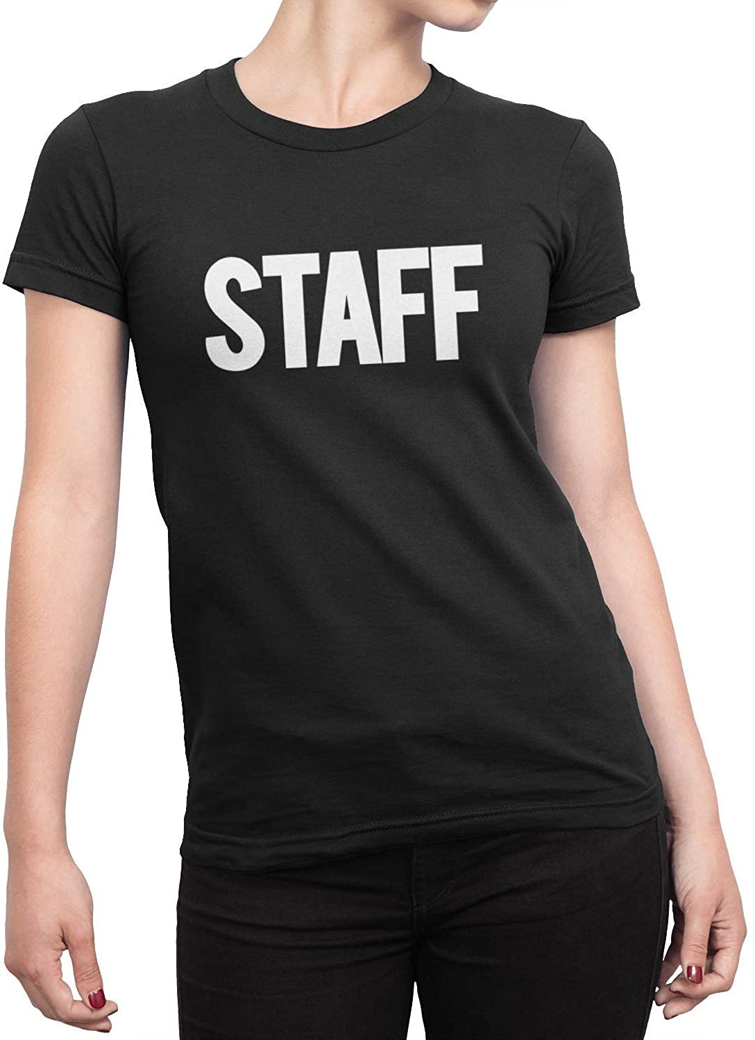 Camiseta de trabajo delantera y trasera con serigrafía para mujer - Imagen 8 de 11