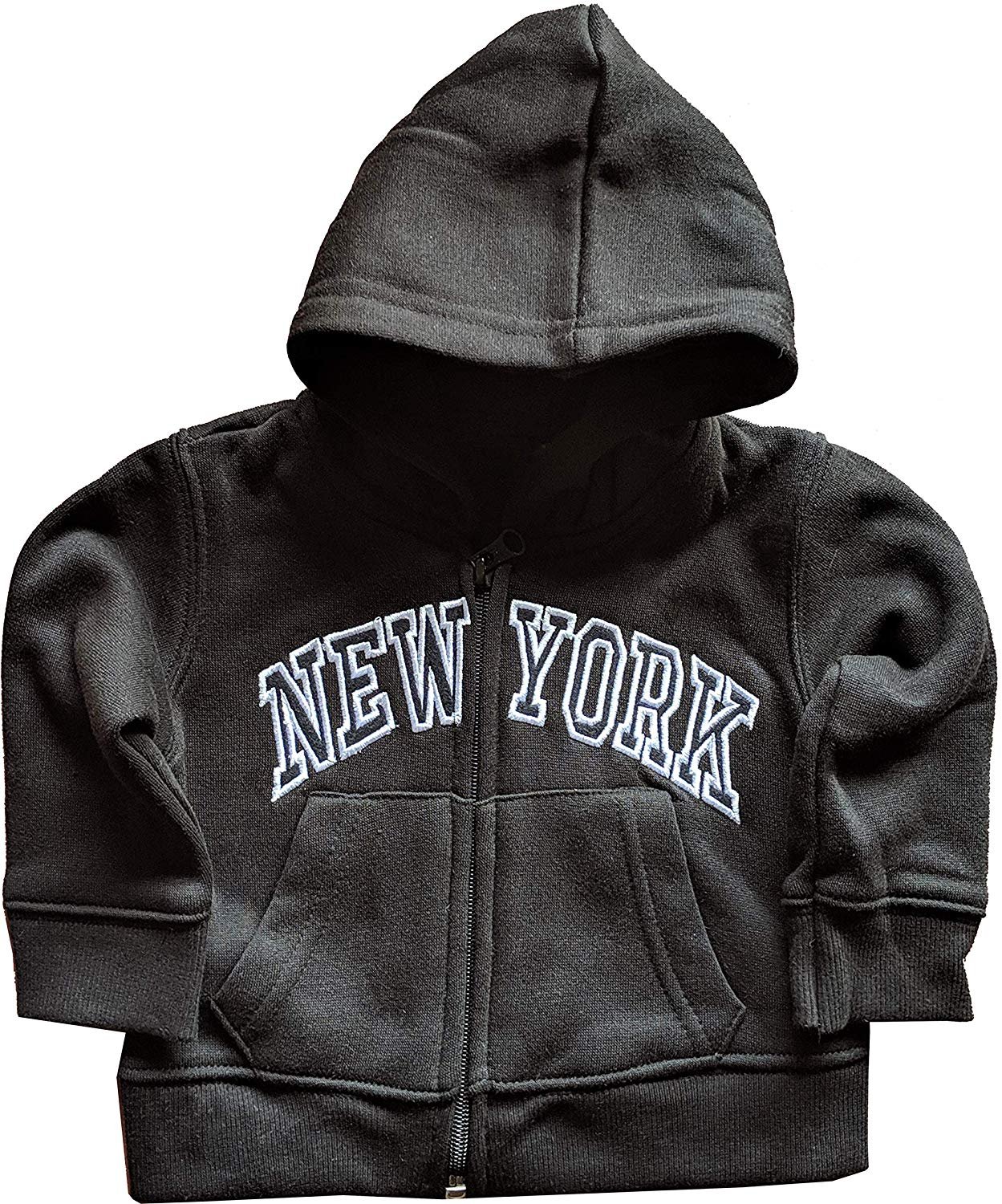 New York City Infant Baby Zippered Hoodie Sweatshirt Purple 12 Months