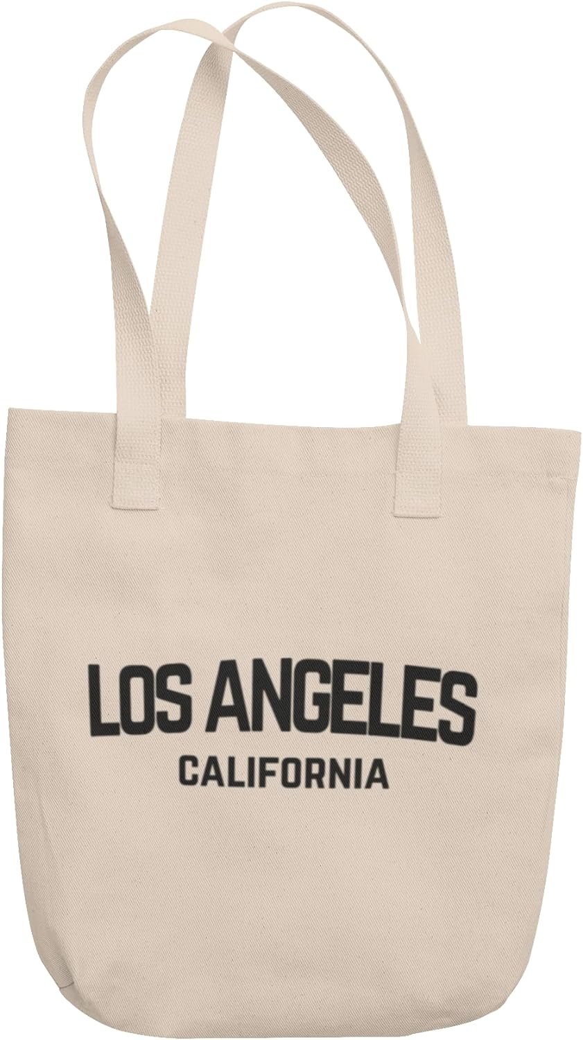 Jumbo Size Vintage Style Retro City Cotton Canvas Tote Bags (Hawaii)