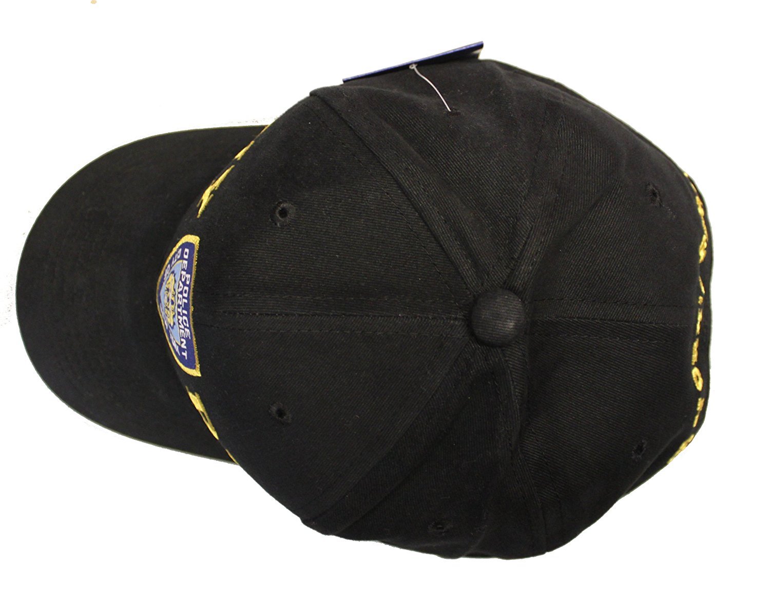 NYPD Baseball Hat New York Police Department Black & Gold One Size