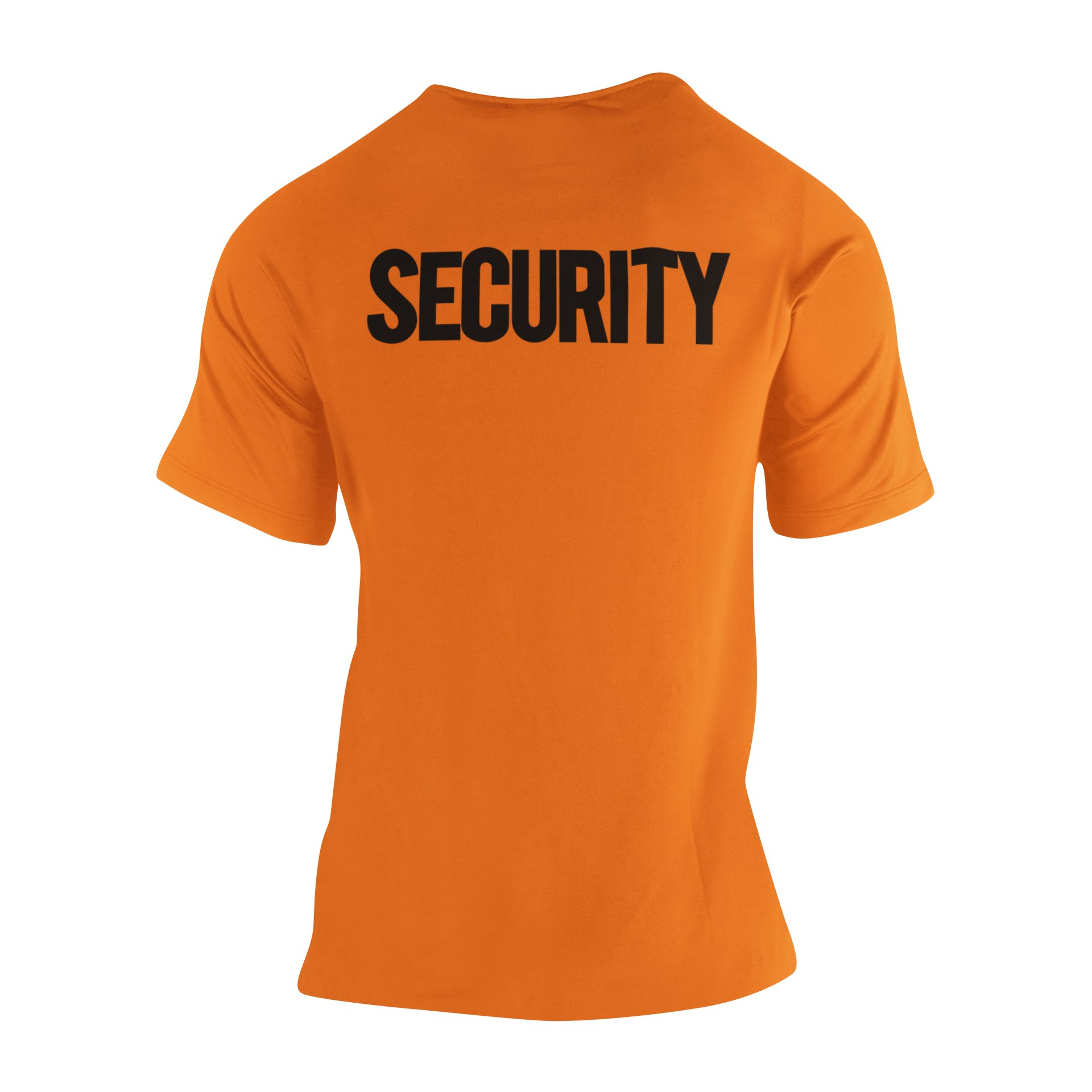 Security T-Shirt Front Back Print Men's Tee Staff Event Uniform Bouncer Screen Printed