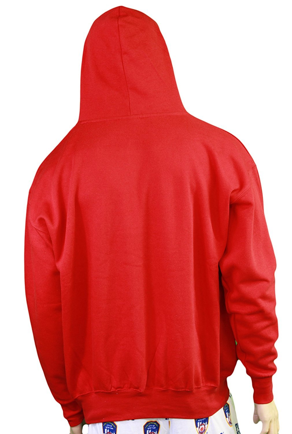 FDNY Men's Hoodie Sweatshirt Officially Licensed (Red)