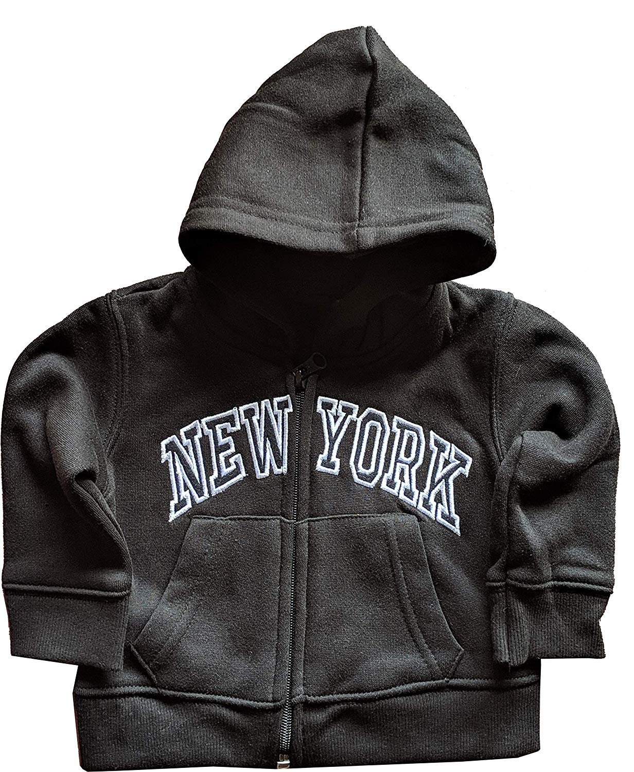 New York City Infant Baby Zippered Hoodie Sweatshirt Purple 12 Months