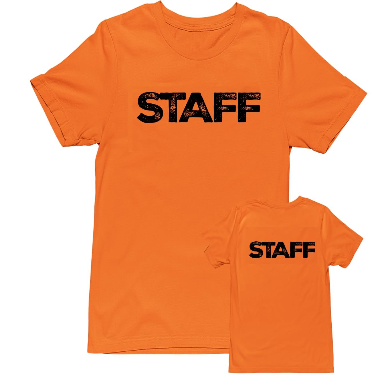 Camisetas Staff - Unisex para hombre - Diseño rústico - Camisetas de algodón suave (NR-A, delanteras y... - Imagen 16 de 17