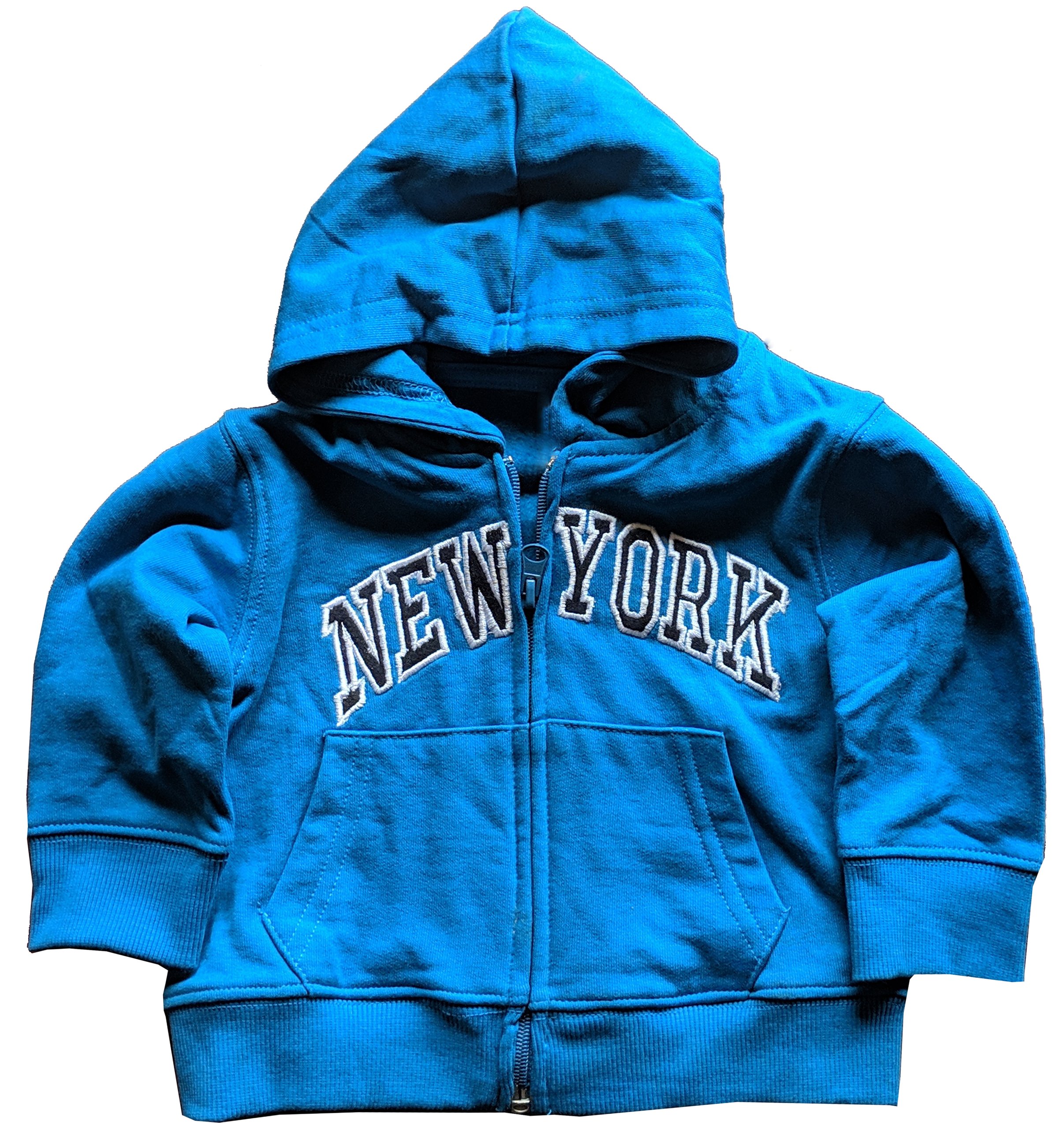 New York City Infant Baby Zippered Hoodie Sweatshirt Purple 12 Months