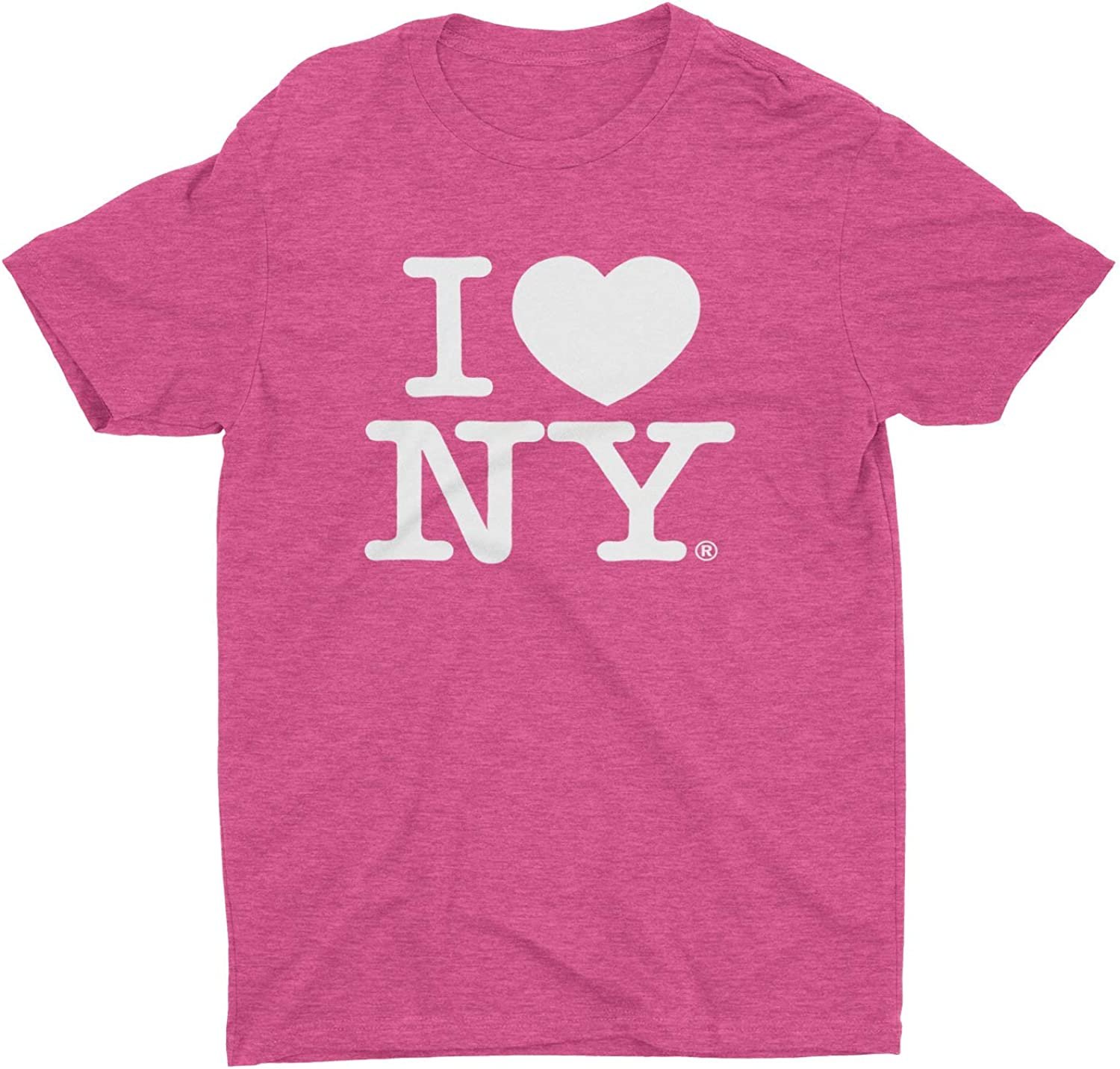 Men's I Love NY Officially Licensed Adult Unisex Tees (White)