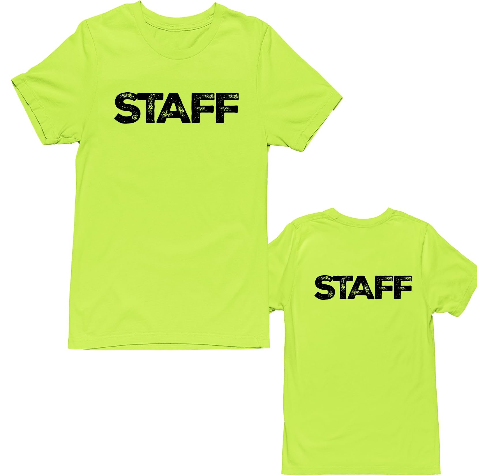 Camisetas Staff - Unisex para hombre - Diseño rústico - Camisetas de algodón suave (NR-A, delanteras y... - Imagen 12 de 17