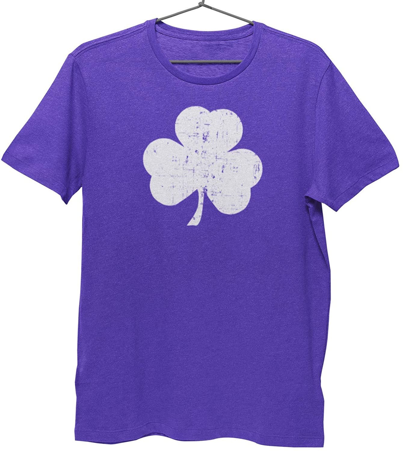 NYC FACTORY USA Screen Printed Shamrock Youth T-Shirt Distressed Tee Kids...