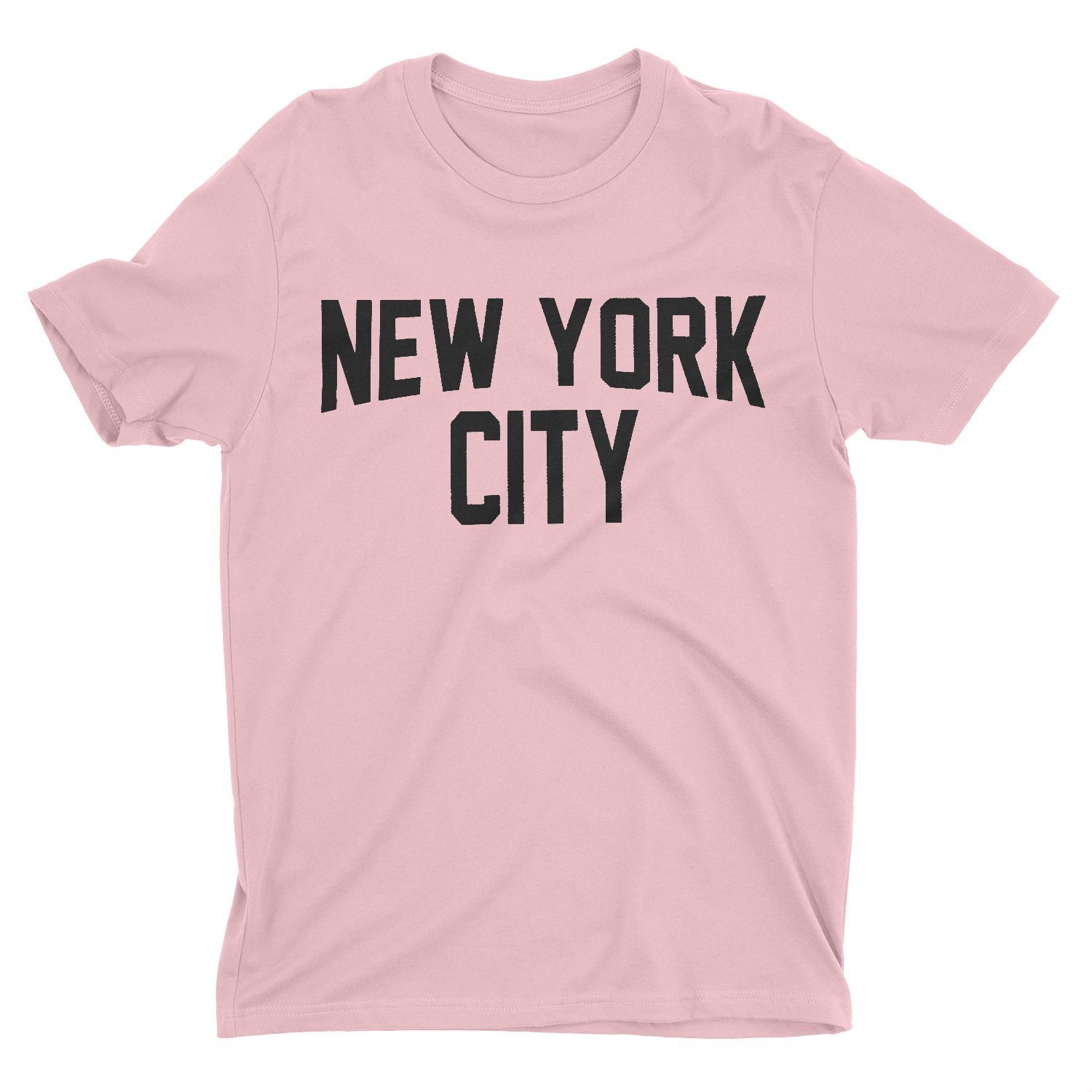 New York City Unisex T-Shirt Screenprinted Pink Lennon Tee