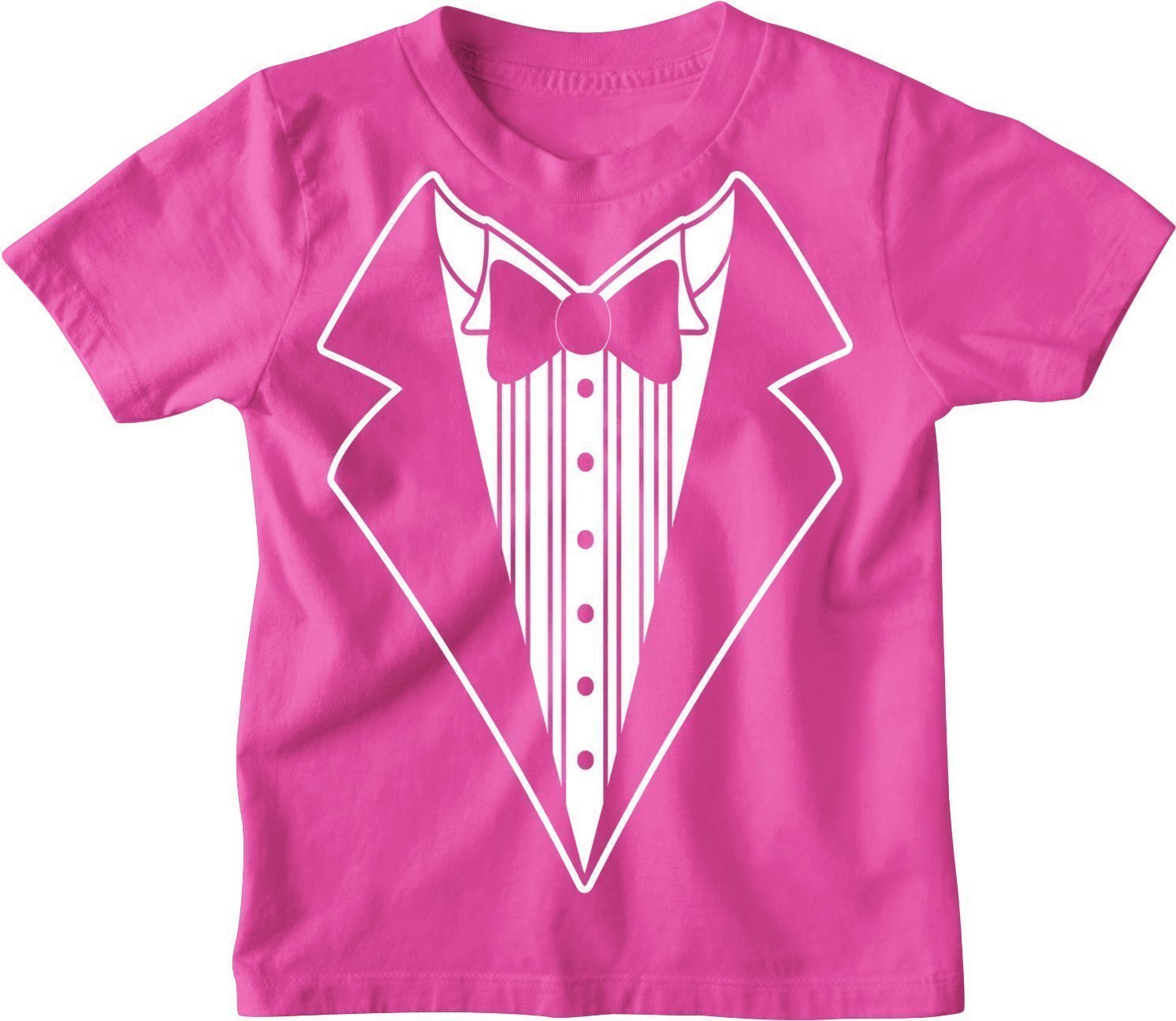 Kids Funny Tuxedo Tee T-Shirt Boys & Girls Formal Tux Tee Youth